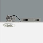 Tesla - LED výklopné podhledové svítidlo černé, 112mm, 26W, 230V, 1431lm, 50 000h, 3000K, Ra 80, 24st